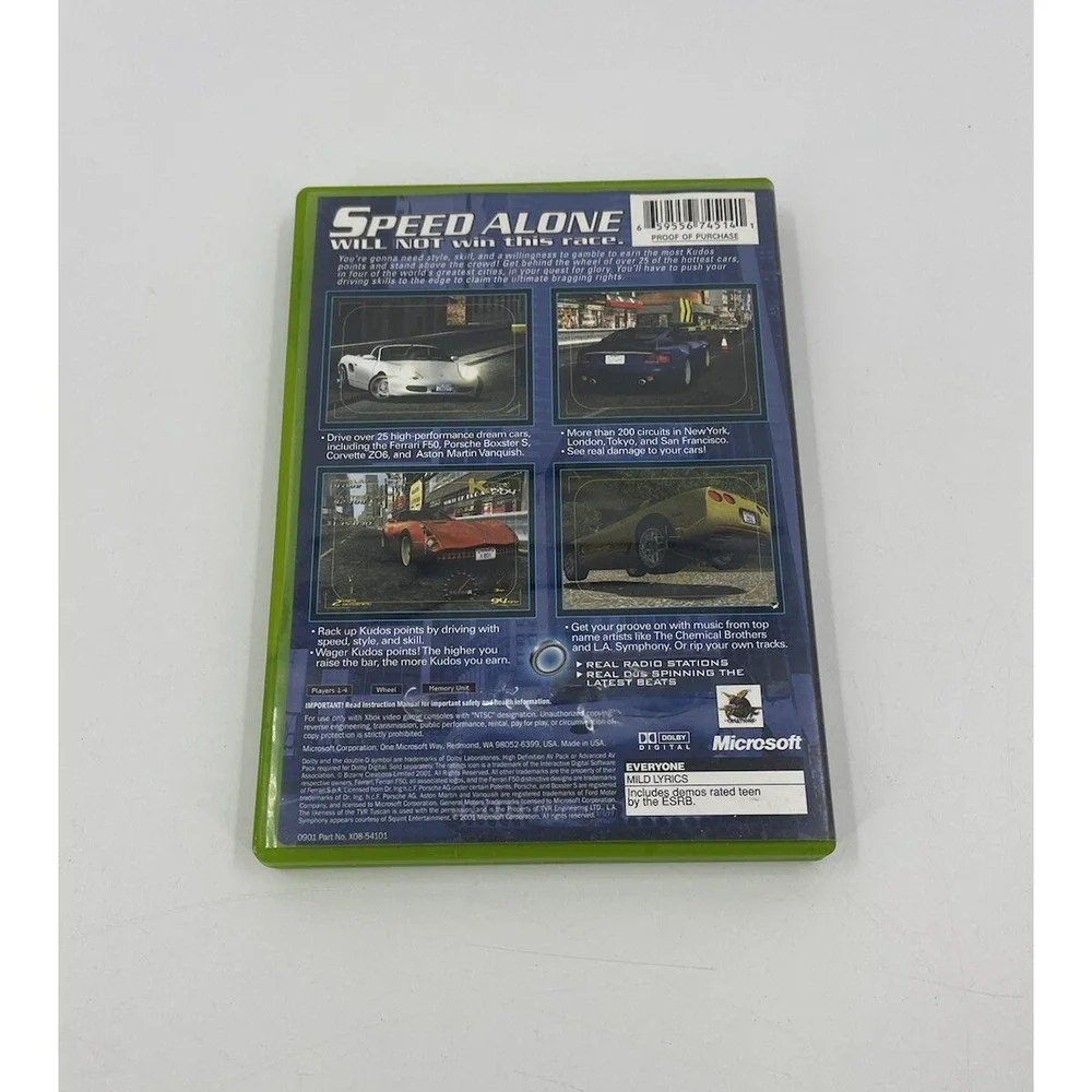Project Gotham Racing (Microsoft Xbox, 2001) Original Xbox TESTED‎